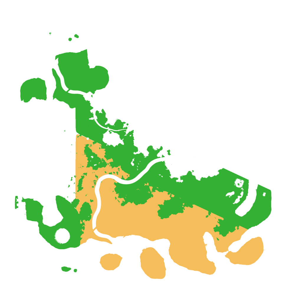 Biome Rust Map: Procedural Map, Size: 3550, Seed: 789195
