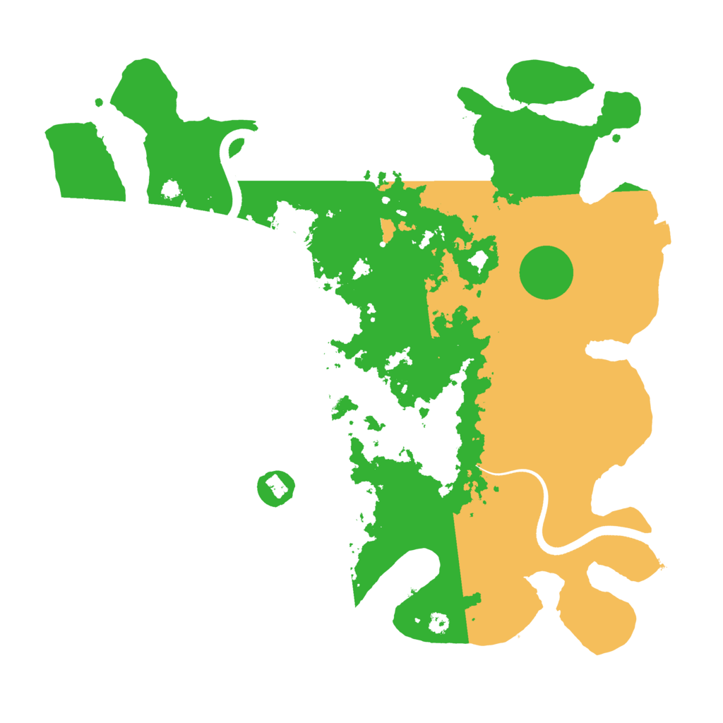 Biome Rust Map: Procedural Map, Size: 3550, Seed: 709232
