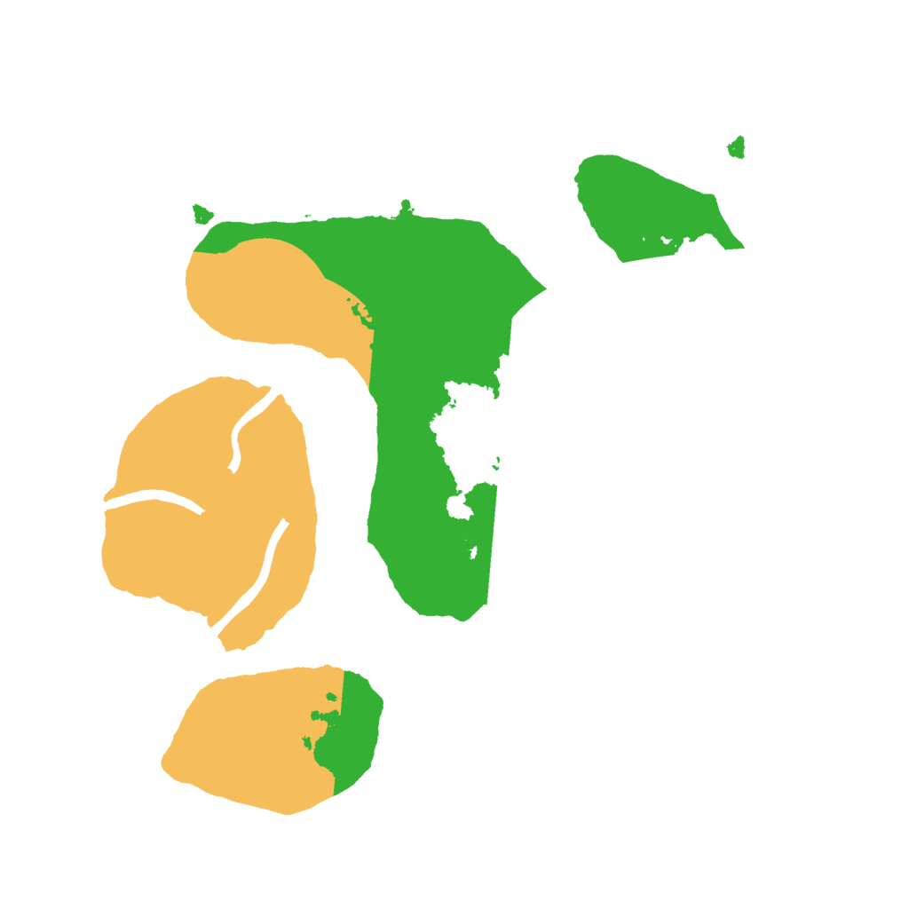 Biome Rust Map: Procedural Map, Size: 2200, Seed: 1279281350