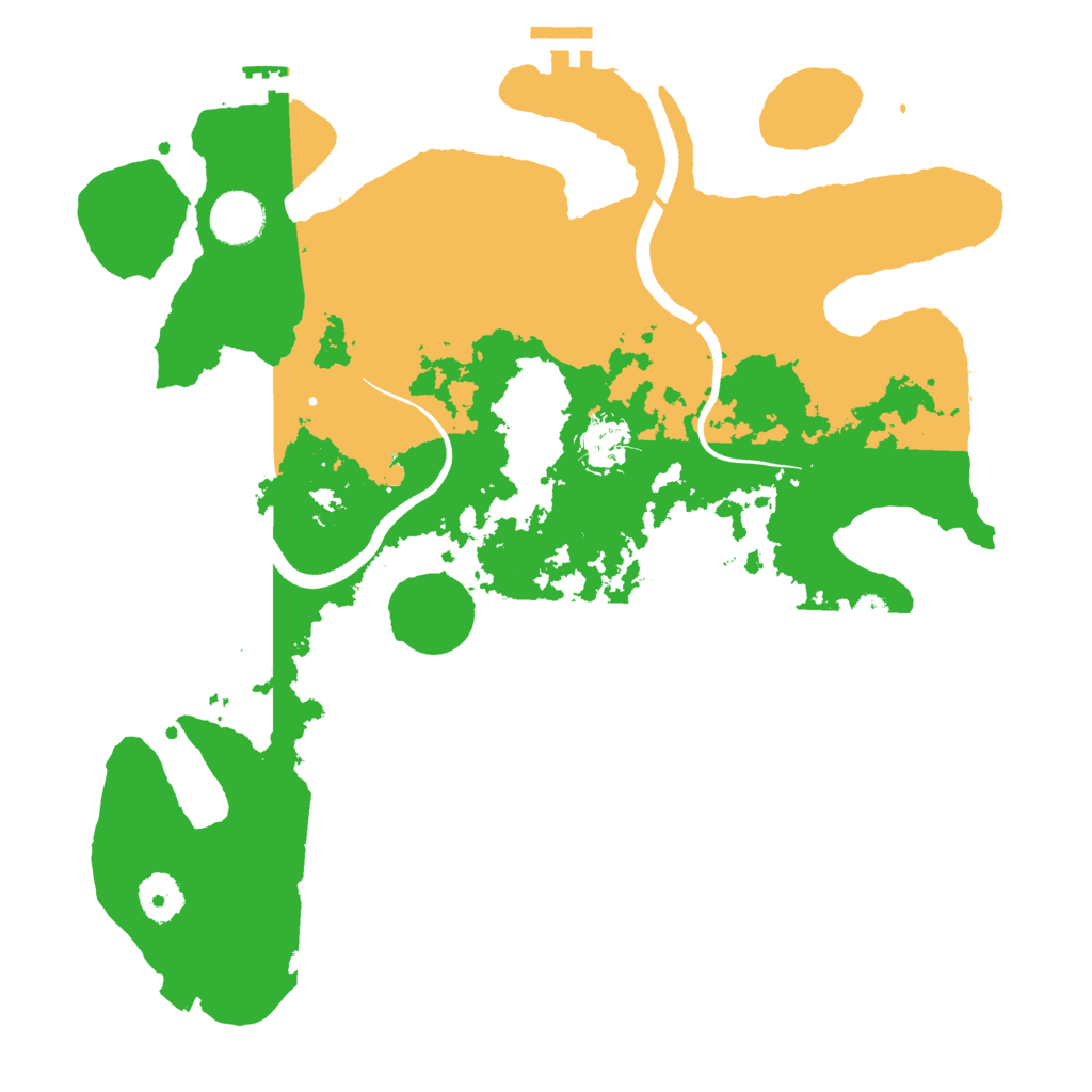 Biome Rust Map: Procedural Map, Size: 3550, Seed: 869929