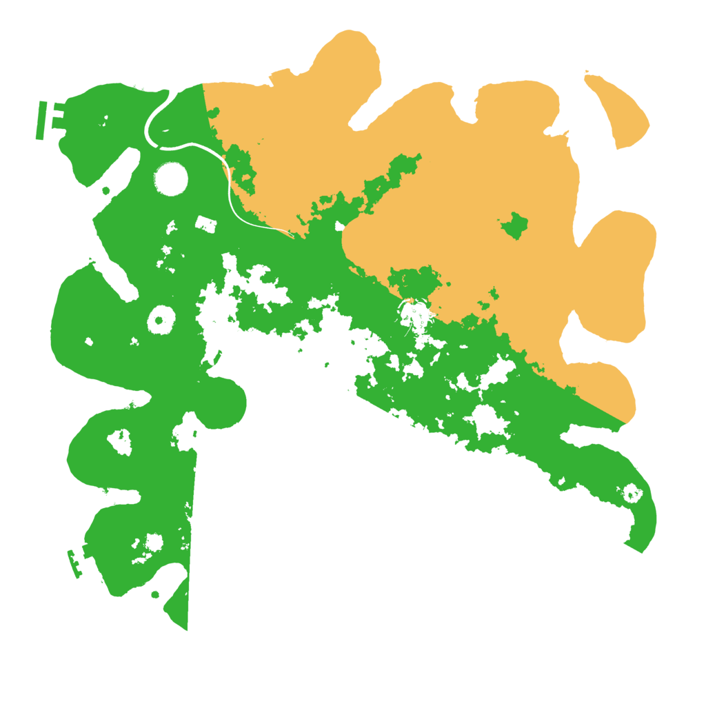 Biome Rust Map: Procedural Map, Size: 3700, Seed: 1178733440