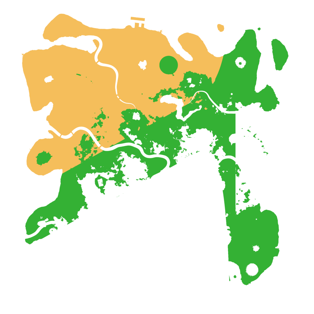 Biome Rust Map: Procedural Map, Size: 4500, Seed: 1906111565