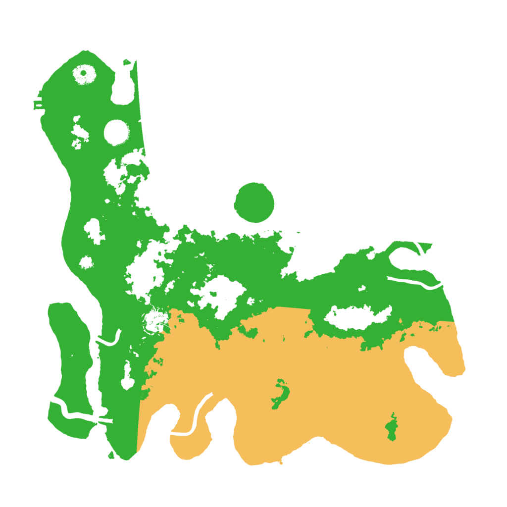 Biome Rust Map: Procedural Map, Size: 3550, Seed: 202197