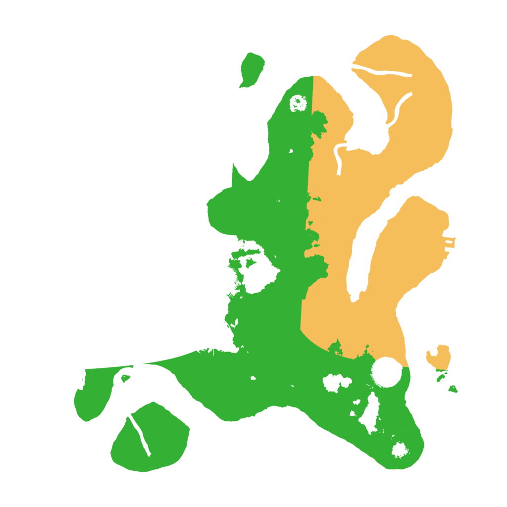 Biome Rust Map: Procedural Map, Size: 3000, Seed: 444065