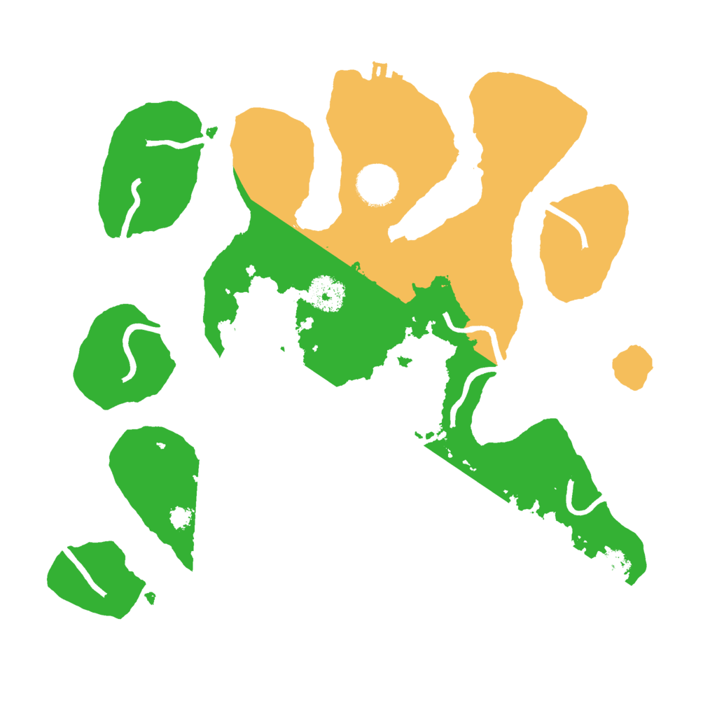 Biome Rust Map: Procedural Map, Size: 3000, Seed: 398922