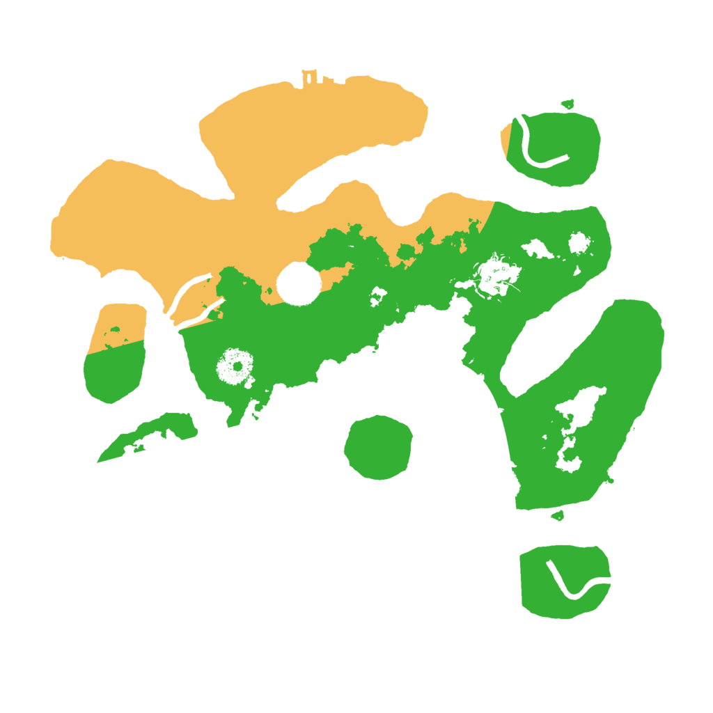 Biome Rust Map: Procedural Map, Size: 3000, Seed: 980962