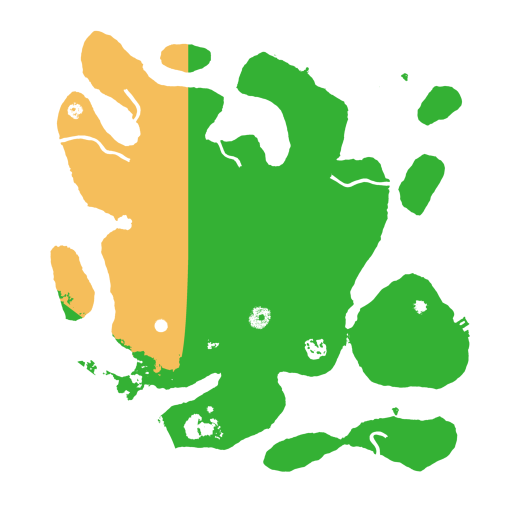 Biome Rust Map: Procedural Map, Size: 3500, Seed: 231444068