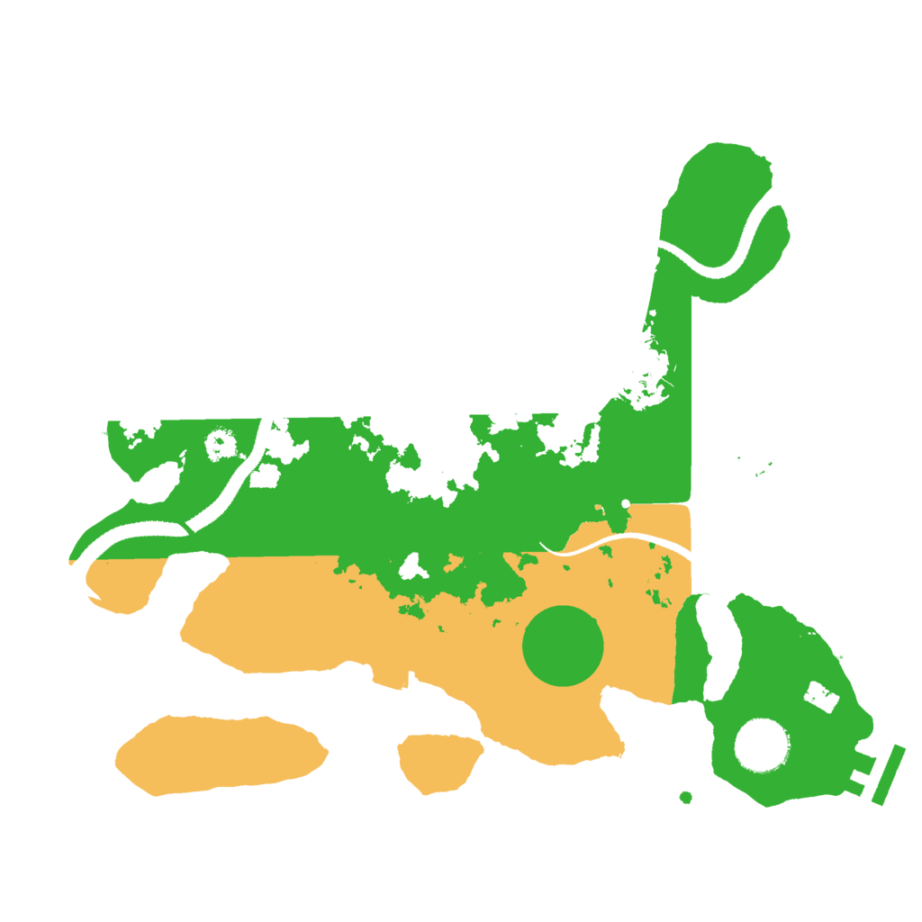 Biome Rust Map: Procedural Map, Size: 3000, Seed: 192505