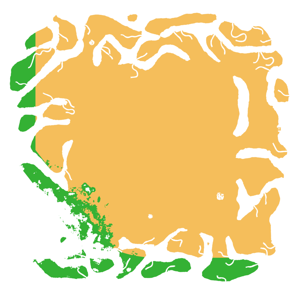Biome Rust Map: Procedural Map, Size: 6000, Seed: 54645491