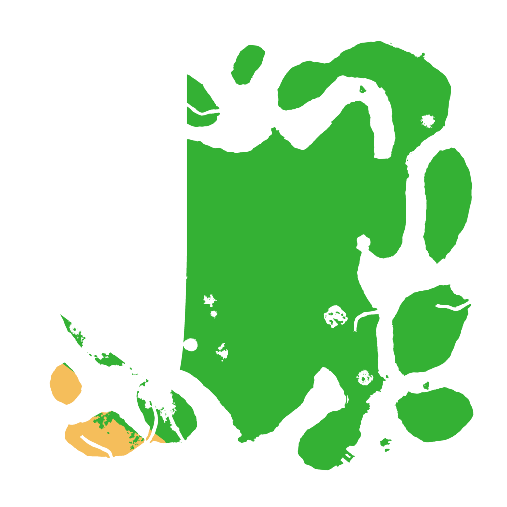 Biome Rust Map: Procedural Map, Size: 3500, Seed: 394044673