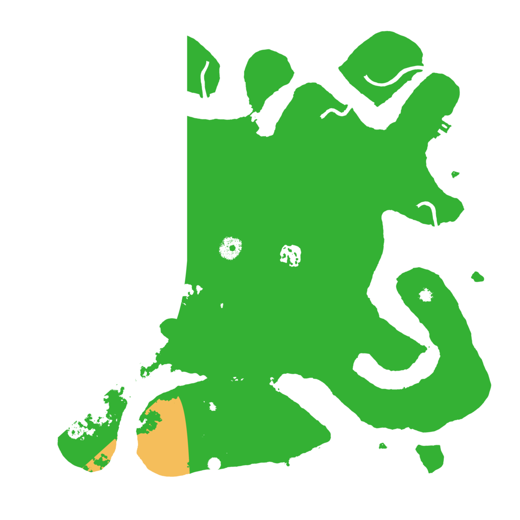 Biome Rust Map: Procedural Map, Size: 3500, Seed: 431877543