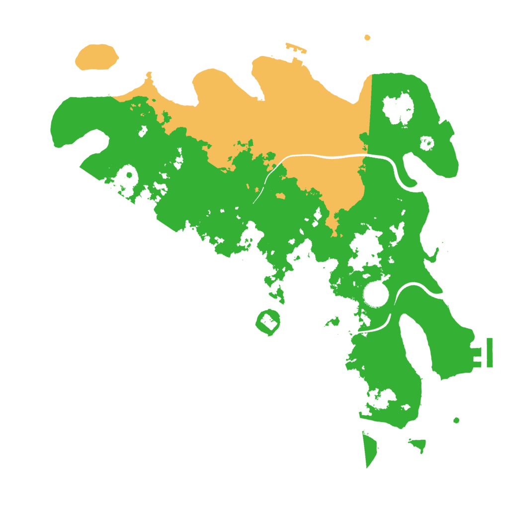 Biome Rust Map: Procedural Map, Size: 3500, Seed: 783