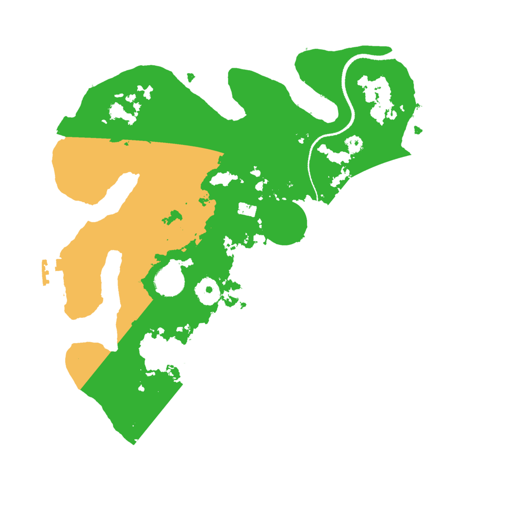 Biome Rust Map: Procedural Map, Size: 3000, Seed: 11934255