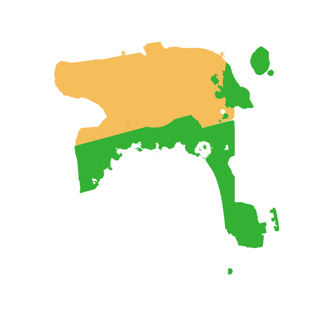 Biome Rust Map: Procedural Map, Size: 2000, Seed: 88948037
