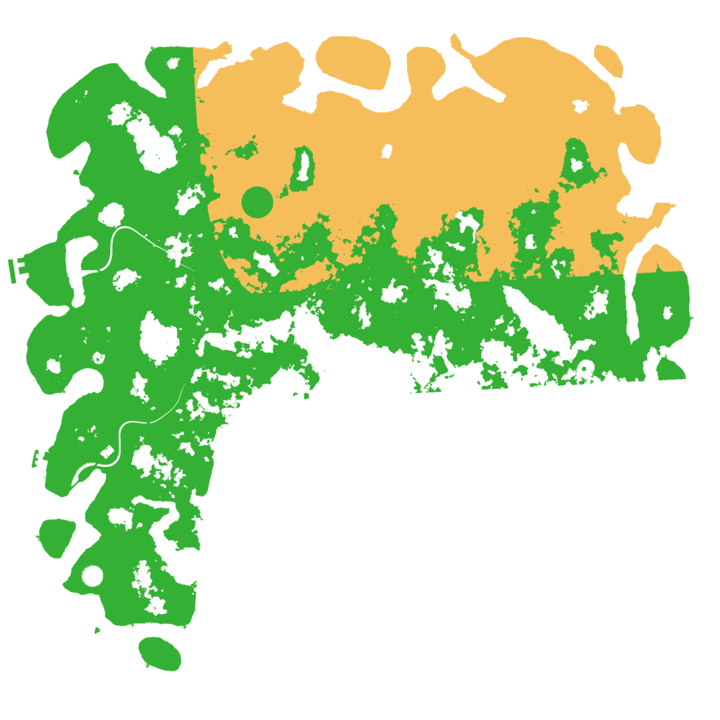 Biome Rust Map: Procedural Map, Size: 6000, Seed: 64925425