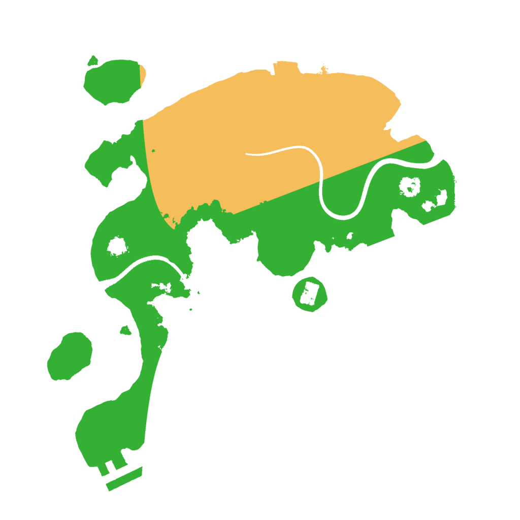 Biome Rust Map: Procedural Map, Size: 2500, Seed: 123213