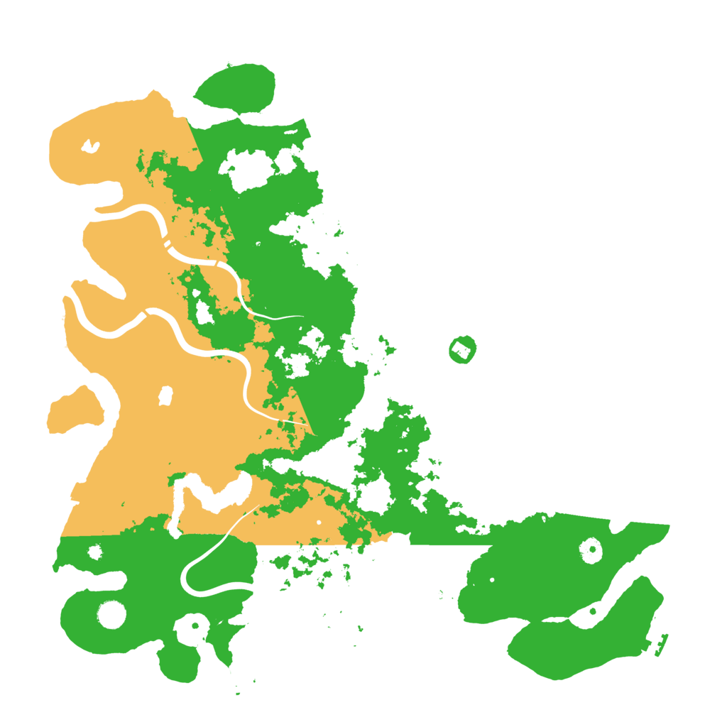 Biome Rust Map: Procedural Map, Size: 4500, Seed: 1976468969