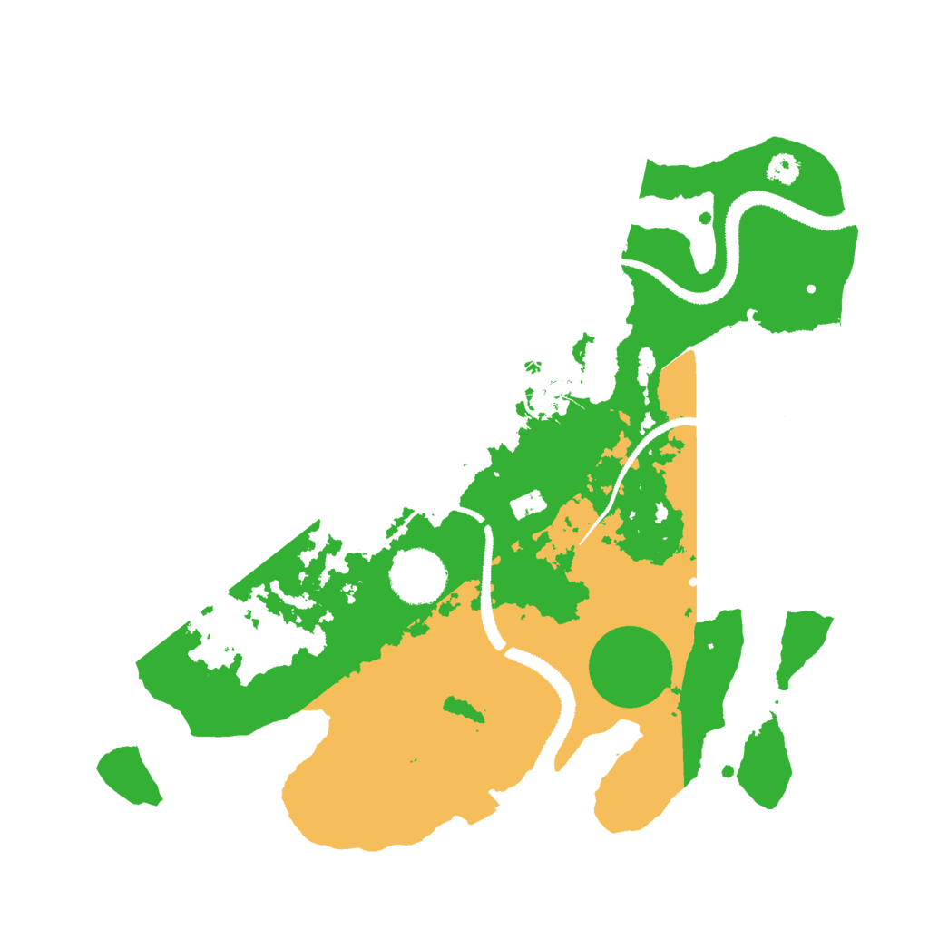 Biome Rust Map: Procedural Map, Size: 3000, Seed: 1489658664