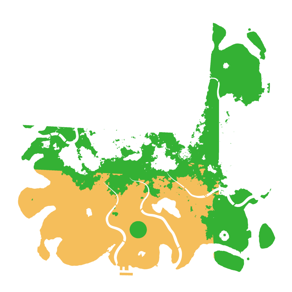 Biome Rust Map: Procedural Map, Size: 4500, Seed: 4571540