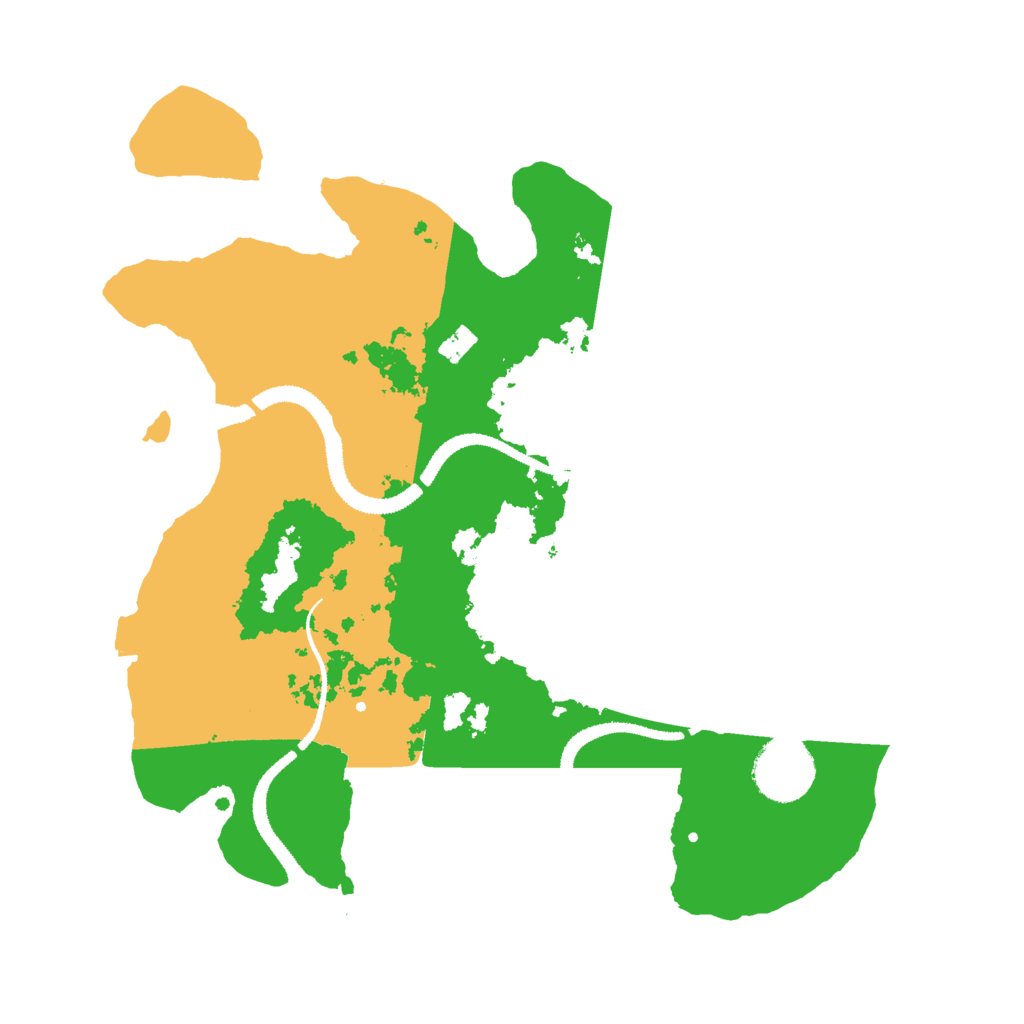 Biome Rust Map: Procedural Map, Size: 3000, Seed: 981119523