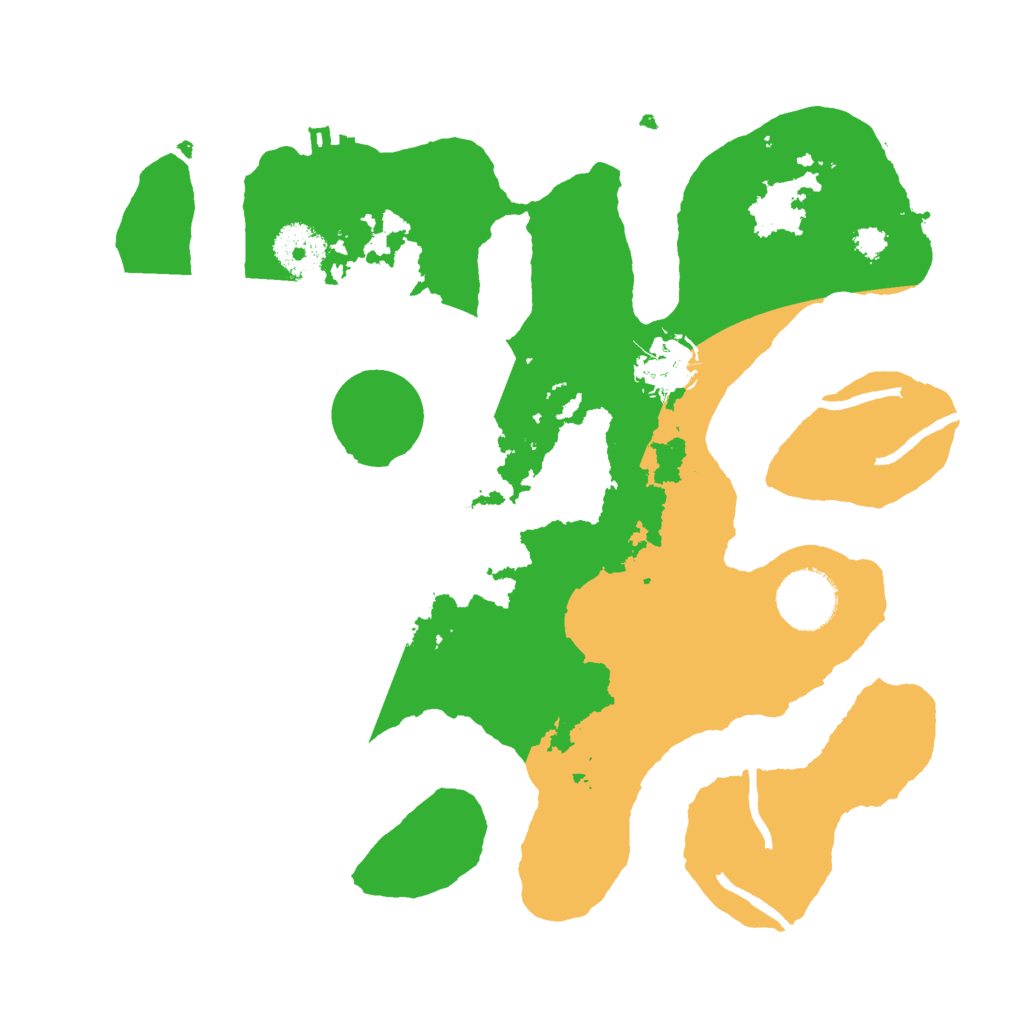 Biome Rust Map: Procedural Map, Size: 3000, Seed: 448030207