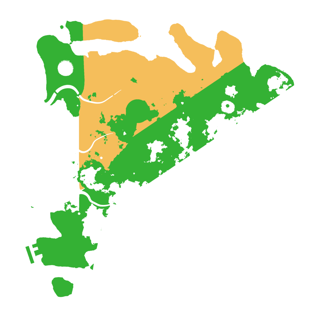 Biome Rust Map: Procedural Map, Size: 3600, Seed: 682609836