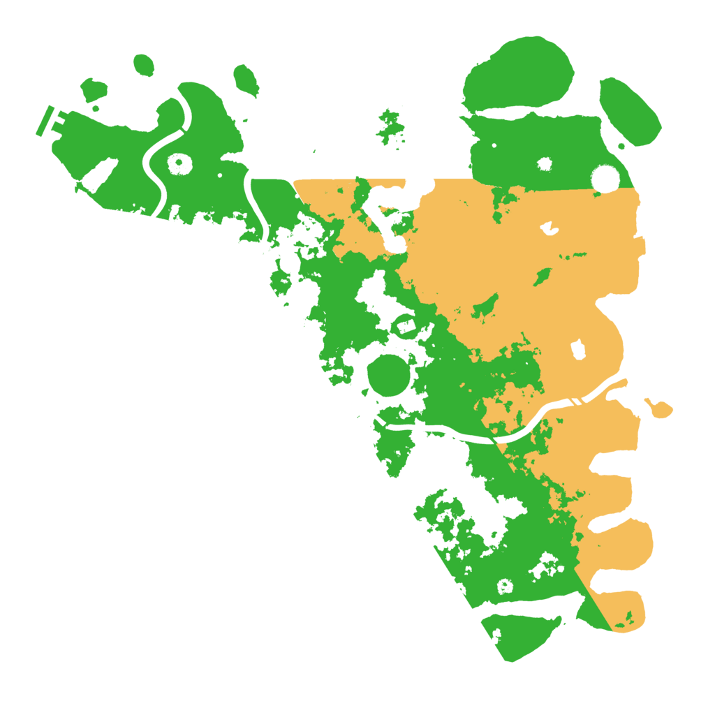 Biome Rust Map: Procedural Map, Size: 4500, Seed: 1968669656