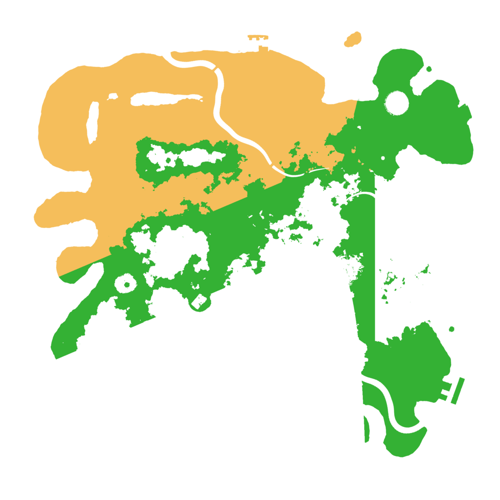 Biome Rust Map: Procedural Map, Size: 3700, Seed: 1013958173