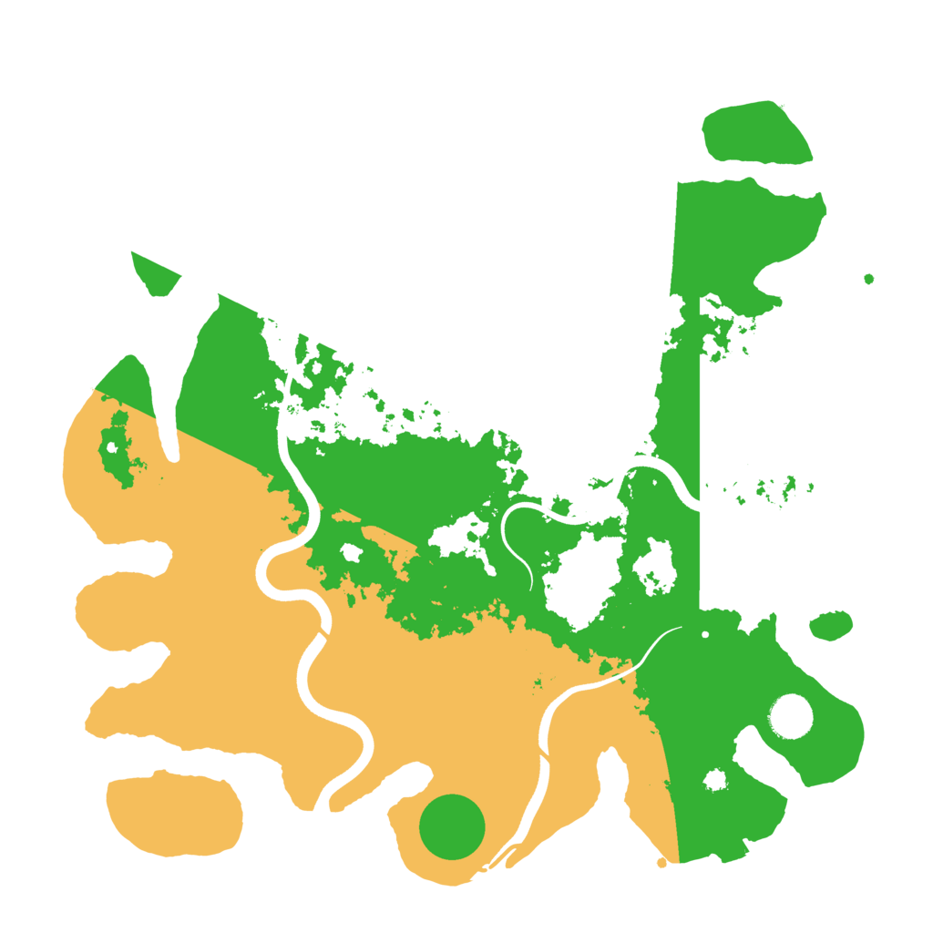 Biome Rust Map: Procedural Map, Size: 3750, Seed: 1223174