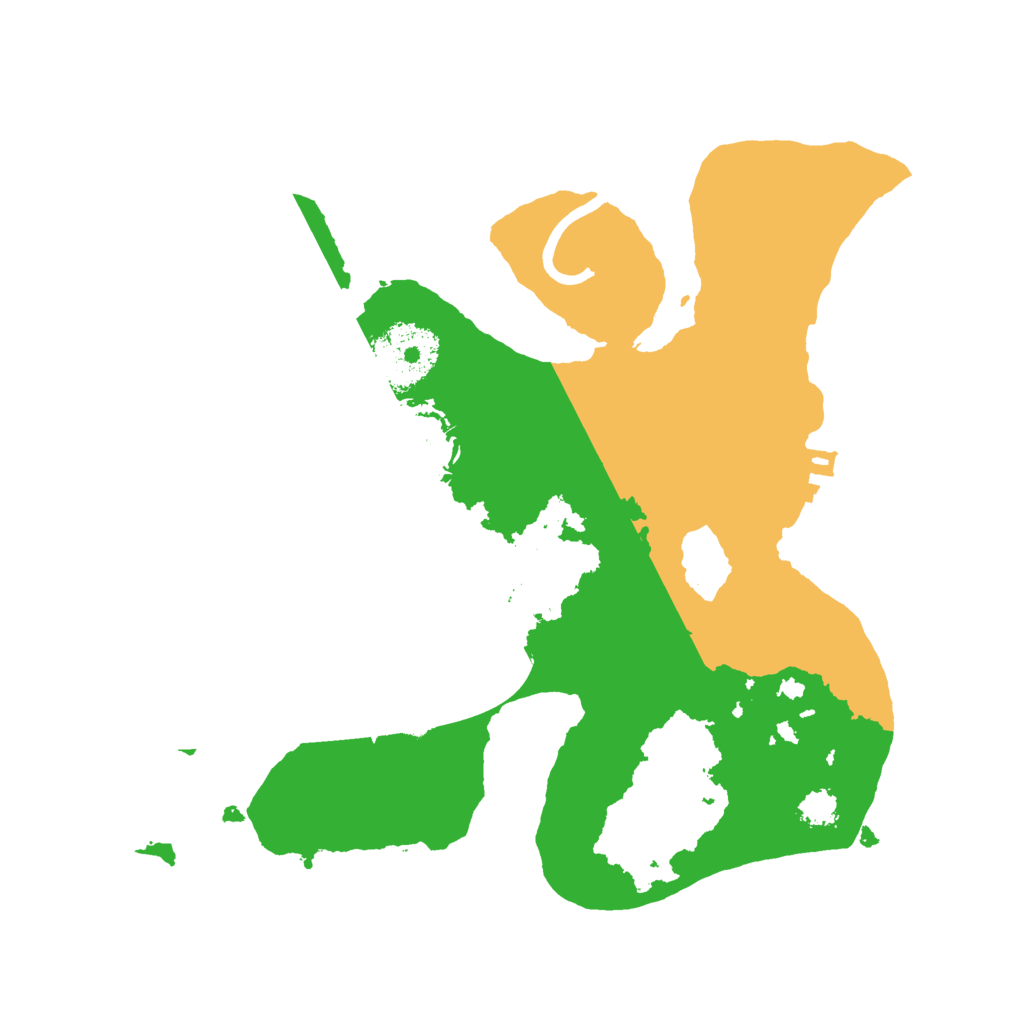Biome Rust Map: Procedural Map, Size: 2500, Seed: 705732334