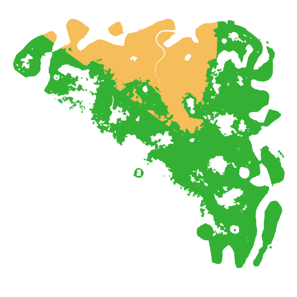 Biome Rust Map: Procedural Map, Size: 5000, Seed: 6954852
