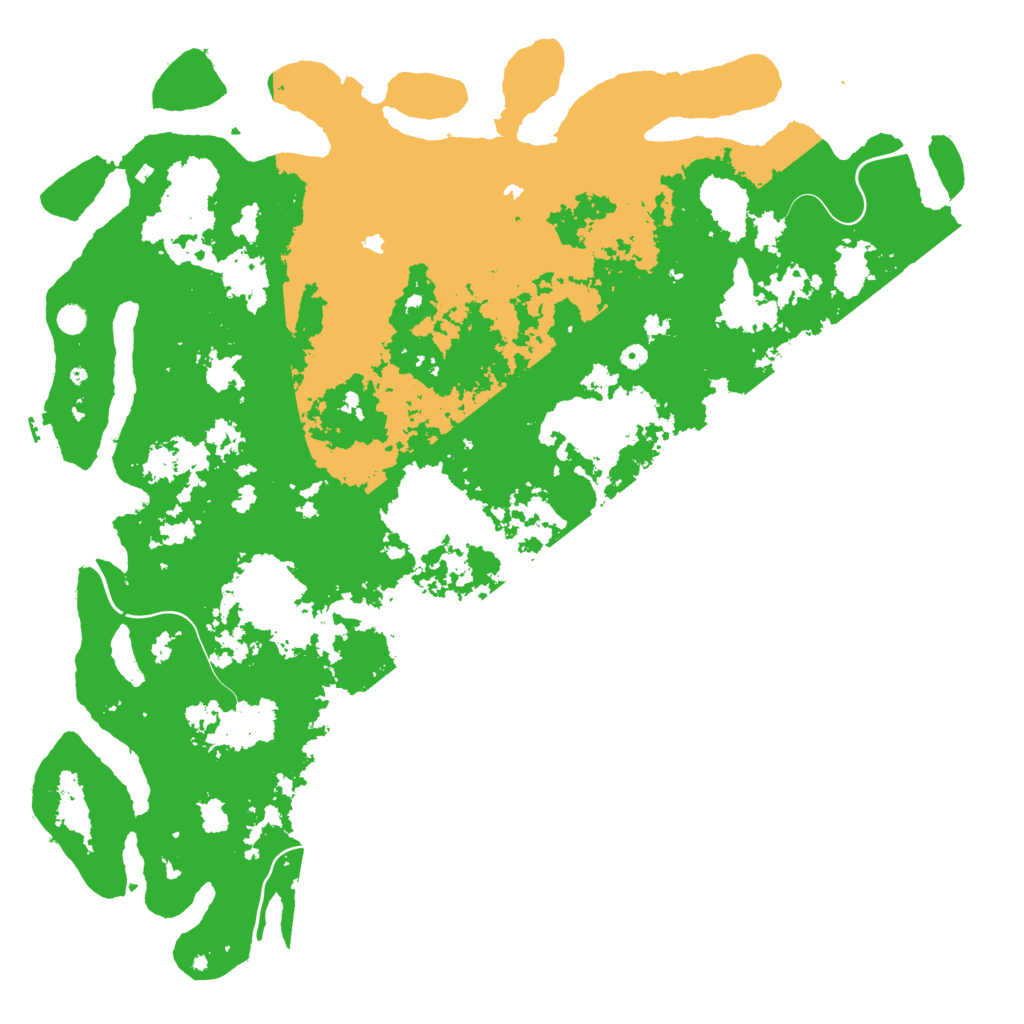 Biome Rust Map: Procedural Map, Size: 6000, Seed: 4244
