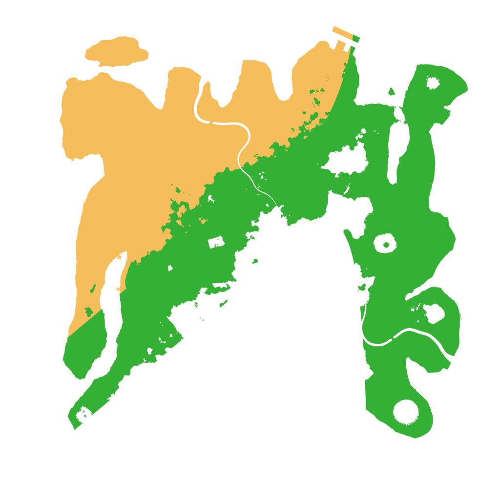 Biome Rust Map: Procedural Map, Size: 3550, Seed: 237557