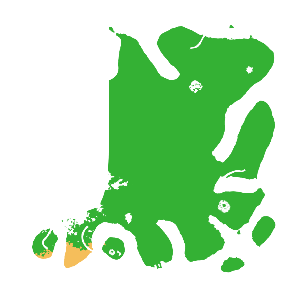 Biome Rust Map: Procedural Map, Size: 3700, Seed: 14000