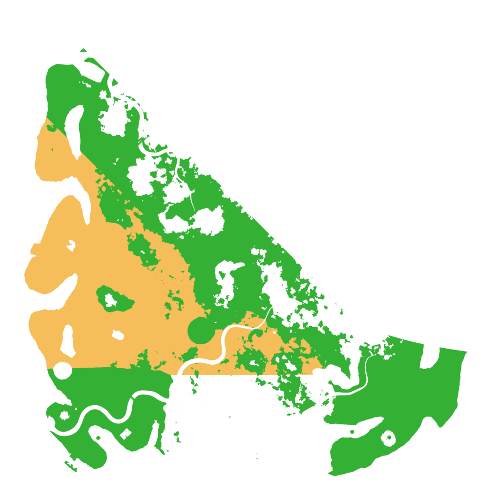 Biome Rust Map: Procedural Map, Size: 5000, Seed: 26484315