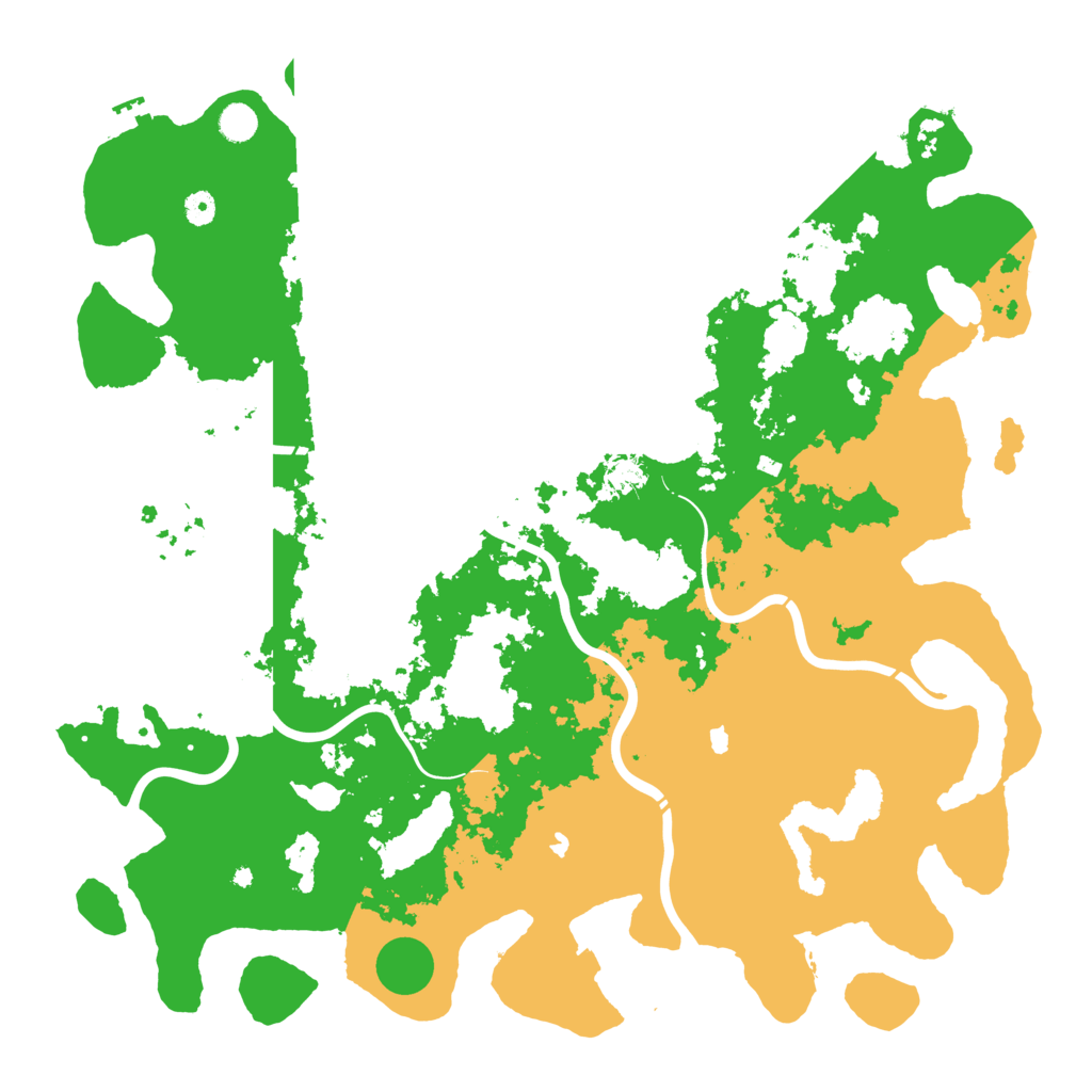 Biome Rust Map: Procedural Map, Size: 5000, Seed: 123456789
