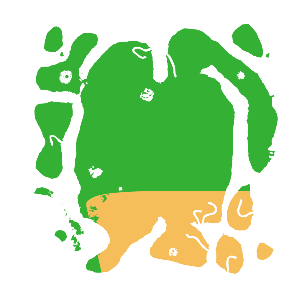 Biome Rust Map: Procedural Map, Size: 3500, Seed: 28112021