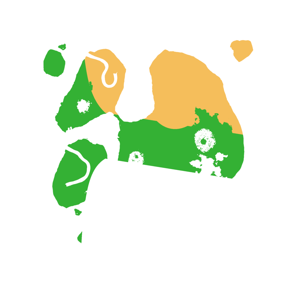 Biome Rust Map: Procedural Map, Size: 2100, Seed: 201536247