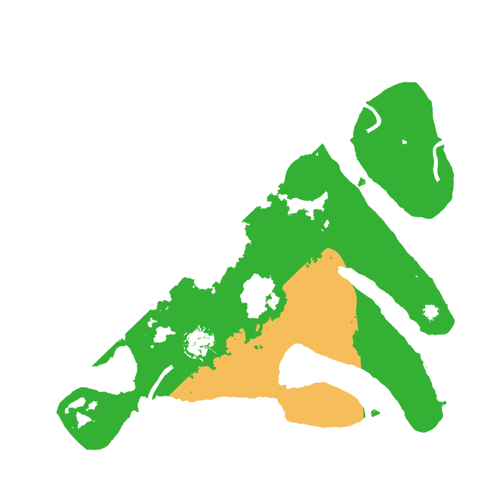 Biome Rust Map: Procedural Map, Size: 3000, Seed: 49094142