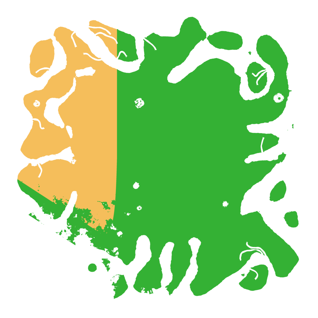 Biome Rust Map: Procedural Map, Size: 5000, Seed: 1234221342