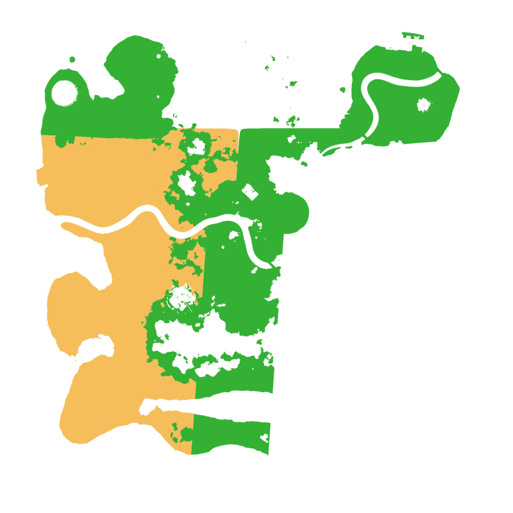 Biome Rust Map: Procedural Map, Size: 3500, Seed: 1274867447