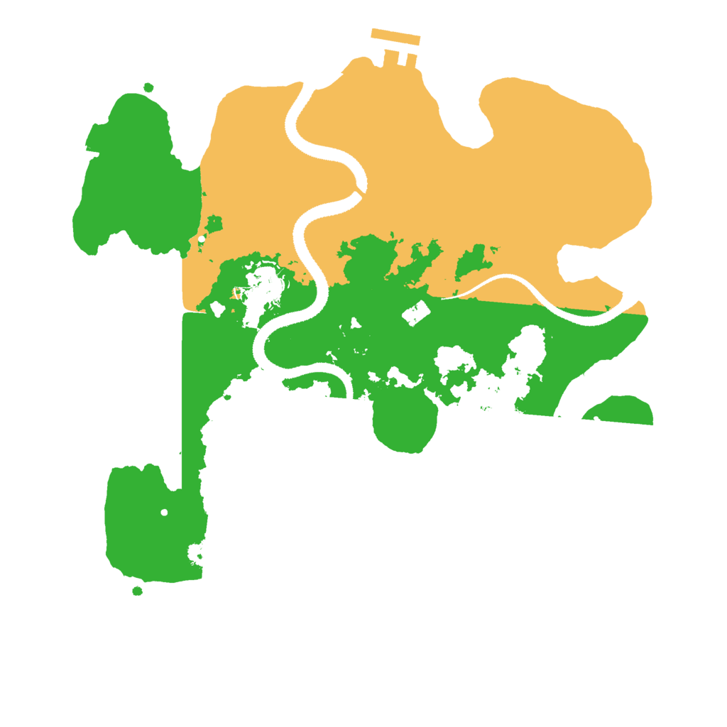 Biome Rust Map: Procedural Map, Size: 3000, Seed: 78544