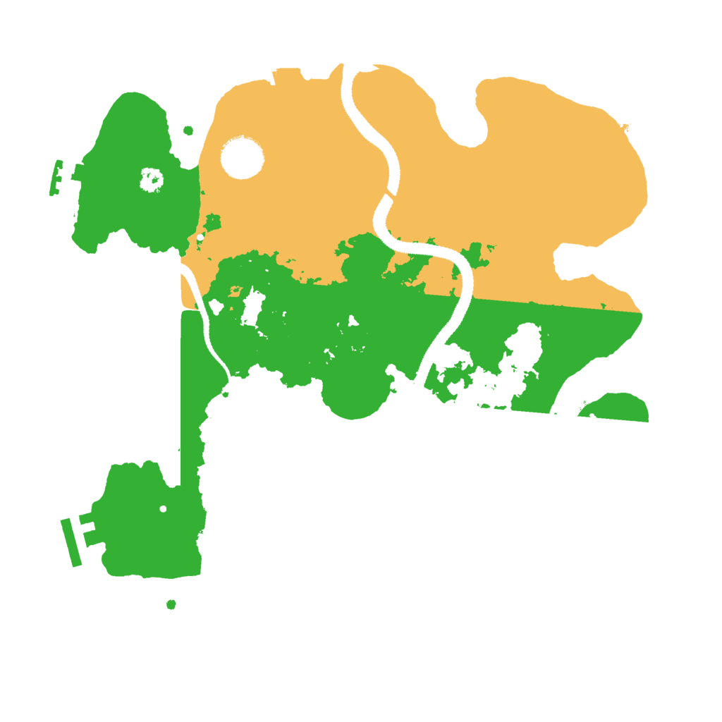 Biome Rust Map: Procedural Map, Size: 3000, Seed: 78544