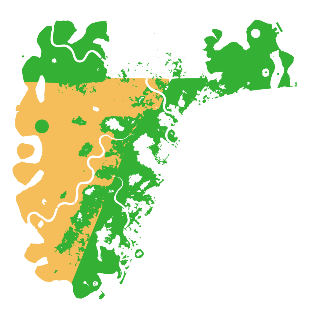 Biome Rust Map: Procedural Map, Size: 6000, Seed: 2079