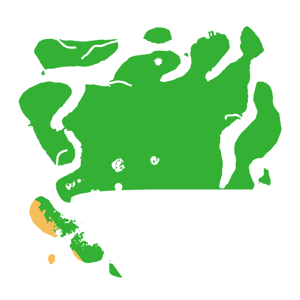 Biome Rust Map: Procedural Map, Size: 3500, Seed: 68123