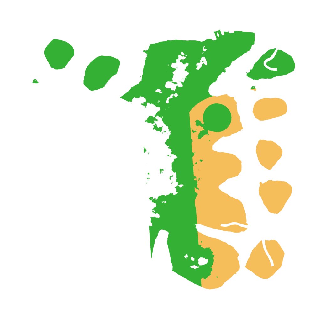 Biome Rust Map: Procedural Map, Size: 3000, Seed: 884301461