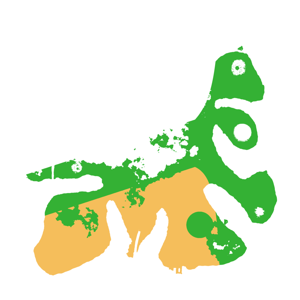 Biome Rust Map: Procedural Map, Size: 3000, Seed: 297917357