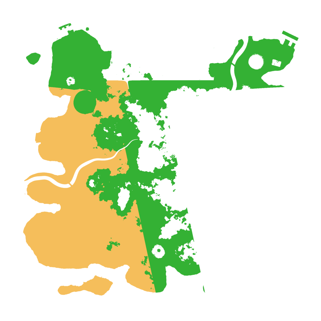 Biome Rust Map: Procedural Map, Size: 3800, Seed: 812720104