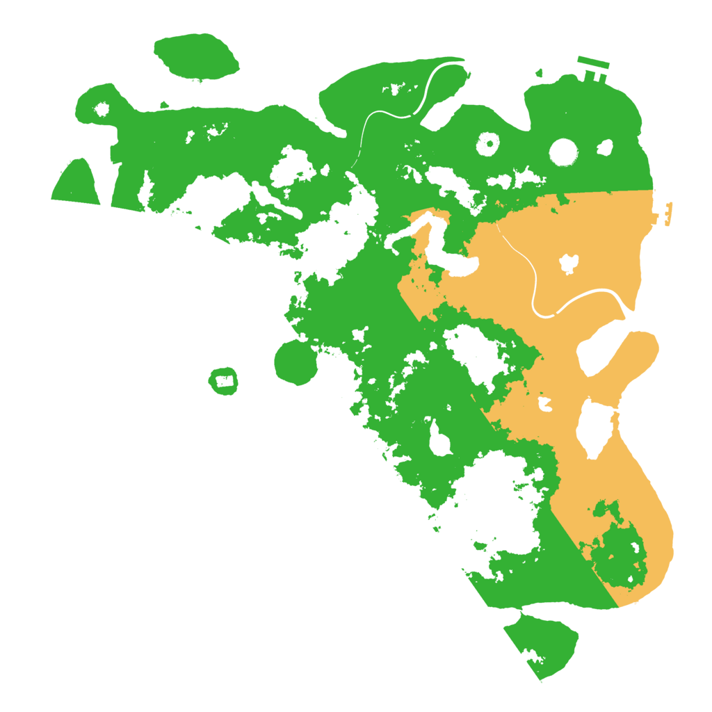 Biome Rust Map: Procedural Map, Size: 4500, Seed: 347792316