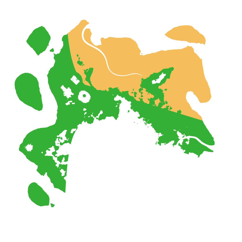 Biome Rust Map: Procedural Map, Size: 3000, Seed: 887401